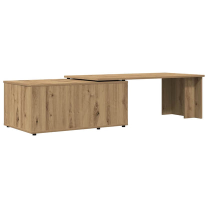 vidaXL Coffee Table Artisan Oak 150x50x35 cm Engineered Wood