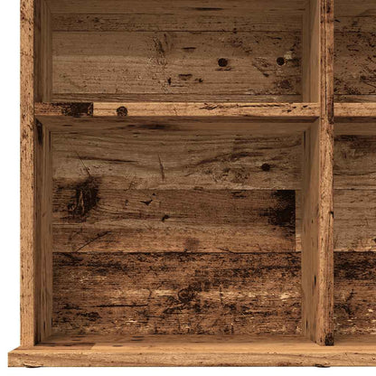 vidaXL CD Cabinet Old Wood 100x23x89.5 cm Engineered Wood