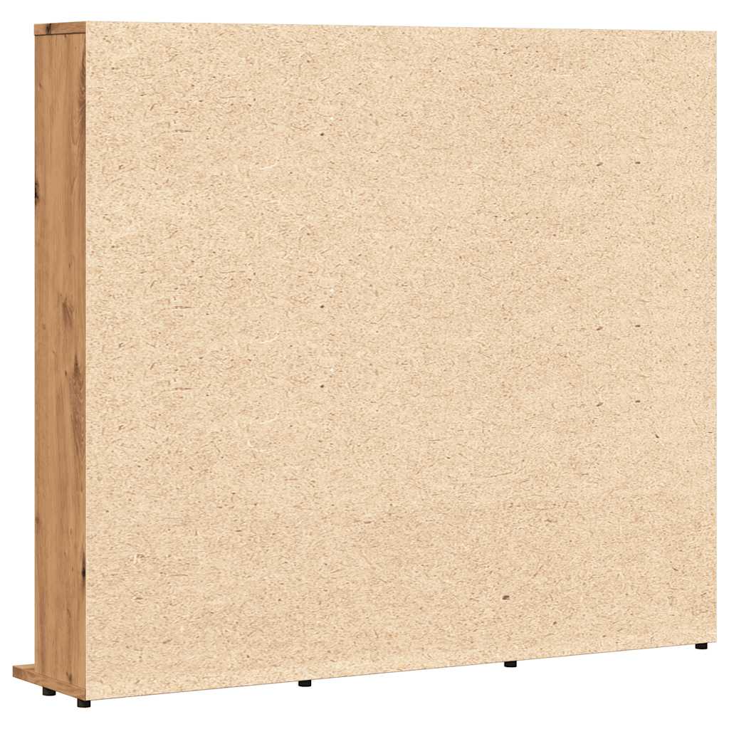 vidaXL CD Cabinet Artisan Oak 100x23x89.5 cm Engineered Wood