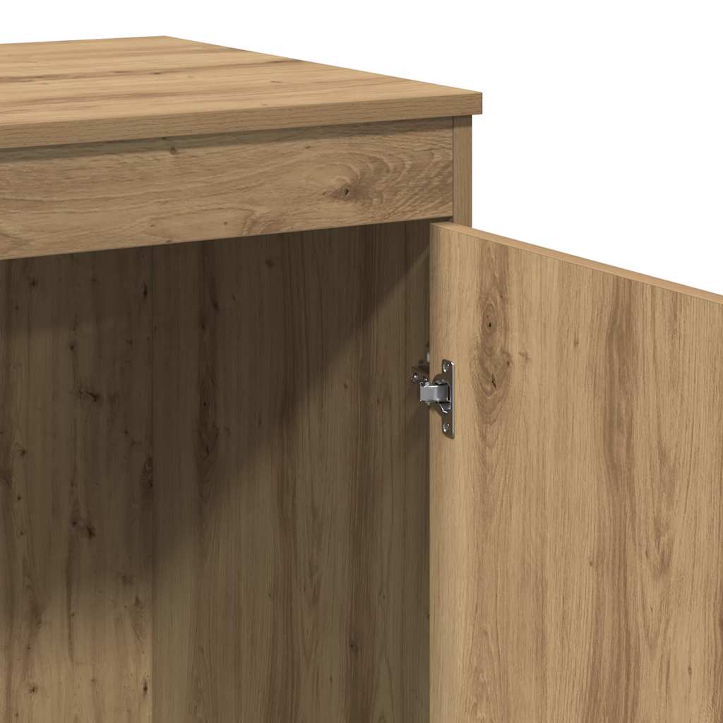 vidaXL Desk Artisan Oak 100x50x76 cm Engineered Wood