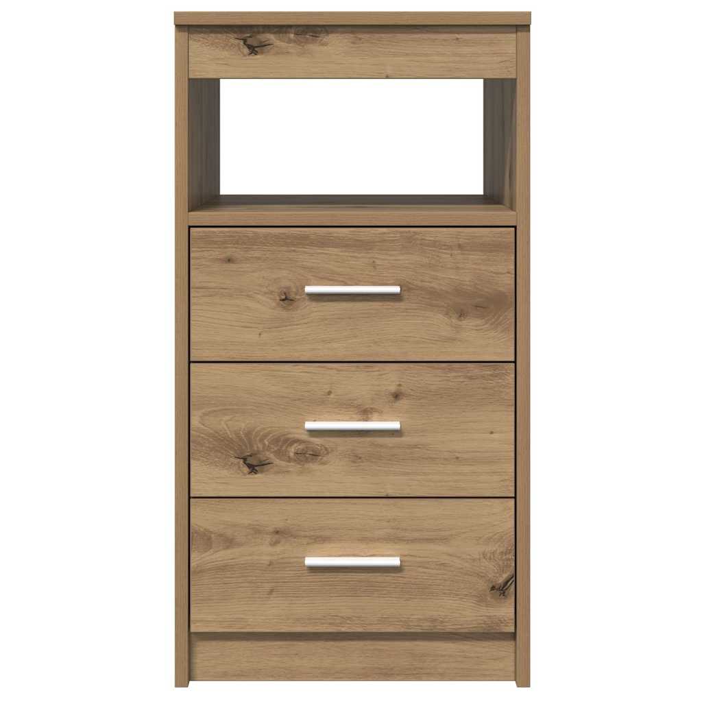 vidaXL Drawer Cabinet Artisan Oak 40x50x76 cm Engineered Wood