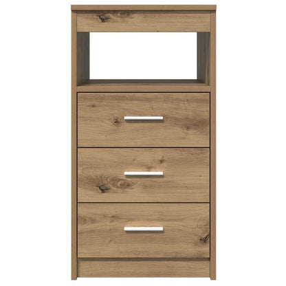 vidaXL Drawer Cabinet Artisan Oak 40x50x76 cm Engineered Wood