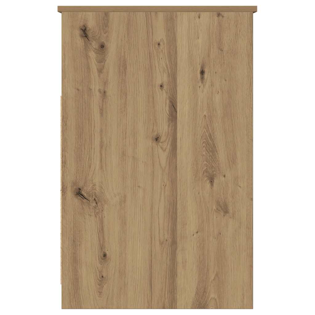 vidaXL Drawer Cabinet Artisan Oak 40x50x76 cm Engineered Wood
