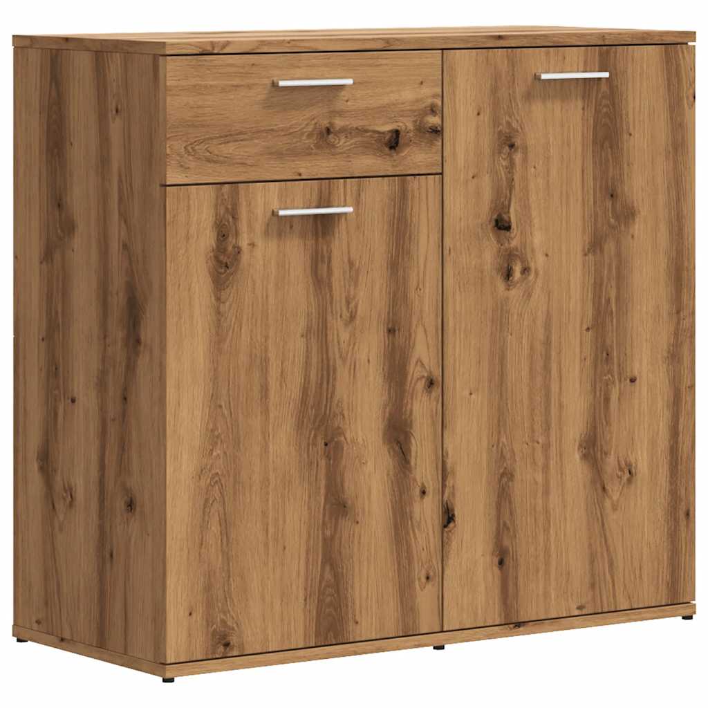 vidaXL Sideboard Artisan Oak 80x36x75 cm Engineered Wood