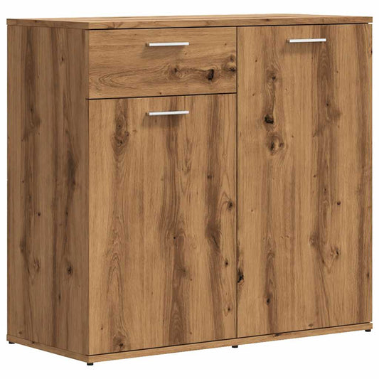 vidaXL Sideboard Artisan Oak 80x36x75 cm Engineered Wood