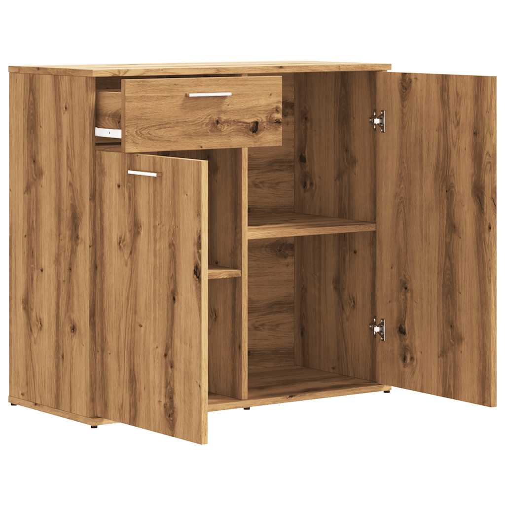 vidaXL Sideboard Artisan Oak 80x36x75 cm Engineered Wood