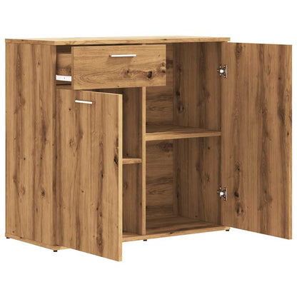 vidaXL Sideboard Artisan Oak 80x36x75 cm Engineered Wood