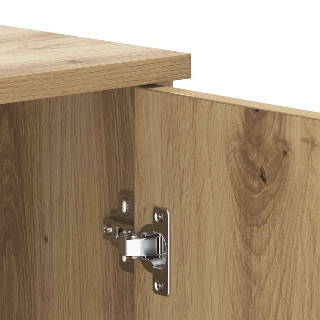 vidaXL Sideboard Artisan Oak 80x36x75 cm Engineered Wood