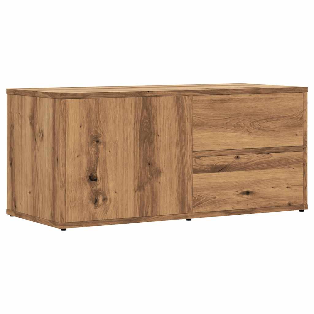 vidaXL TV Cabinet Artisan Oak 80x34x35.5 cm Engineered Wood