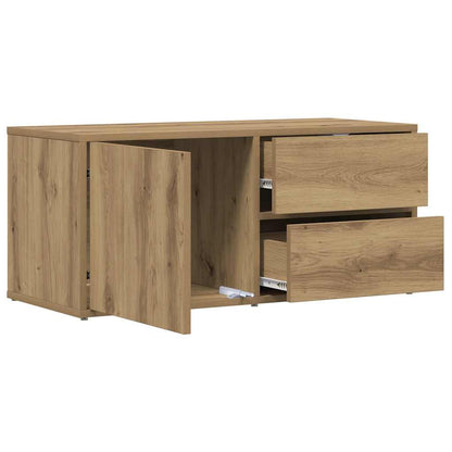 vidaXL TV Cabinet Artisan Oak 80x34x35.5 cm Engineered Wood