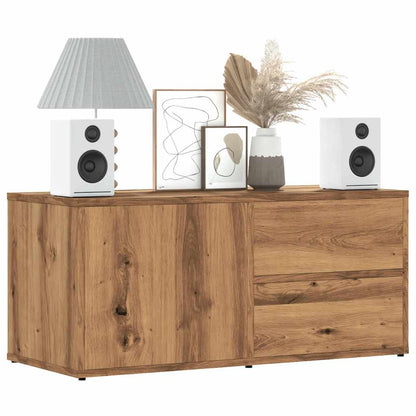 vidaXL TV Cabinet Artisan Oak 80x34x35.5 cm Engineered Wood