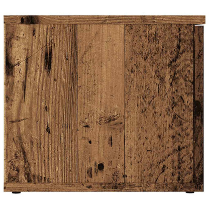 vidaXL TV Cabinet Old Wood 80x34x30 cm Engineered Wood