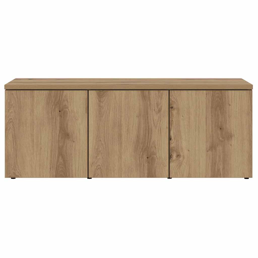 vidaXL TV Cabinet Artisan Oak 80x34x30 cm Engineered Wood
