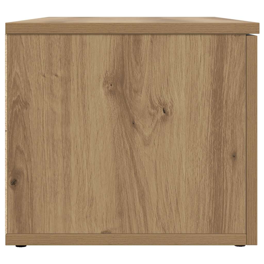 vidaXL TV Cabinet Artisan Oak 80x34x30 cm Engineered Wood