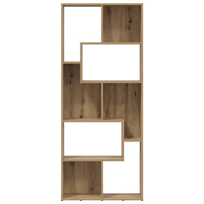 vidaXL Bookcase Artisan Oak 67x24x161 cm Engineered Wood