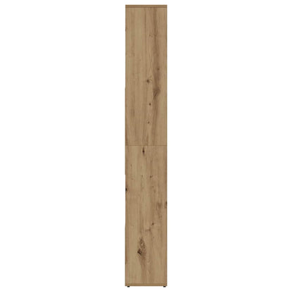 vidaXL Bookcase Artisan Oak 67x24x161 cm Engineered Wood