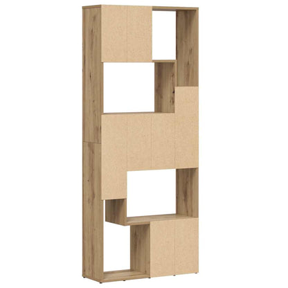 vidaXL Bookcase Artisan Oak 67x24x161 cm Engineered Wood