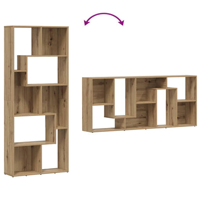 vidaXL Bookcase Artisan Oak 67x24x161 cm Engineered Wood