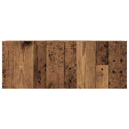 vidaXL Wall Mounted TV Cabinet Old Wood 80x30x30 cm Engineered Wood