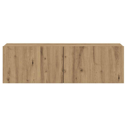 vidaXL Wall Mounted TV Cabinet Artisan Oak 80x30x30 cm Engineered Wood
