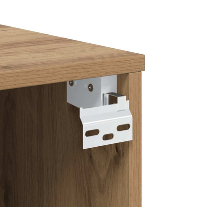 vidaXL Wall Mounted TV Cabinet Artisan Oak 80x30x30 cm Engineered Wood