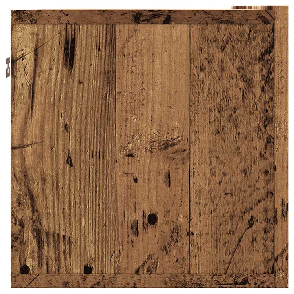 vidaXL Wall Mounted TV Cabinet Old Wood 100x30x30 cm Engineered Wood
