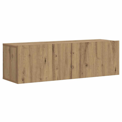 vidaXL Wall Mounted TV Cabinet Artisan Oak 100x30x30 cm Engineered Wood