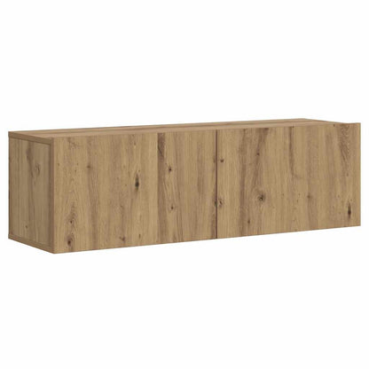 vidaXL Wall Mounted TV Cabinet Artisan Oak 100x30x30cm Engineered Wood