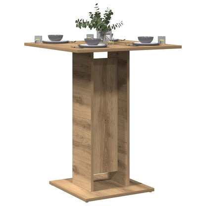 vidaXL Bistro Table Artisan Oak 60x60x75 cm Engineered Wood