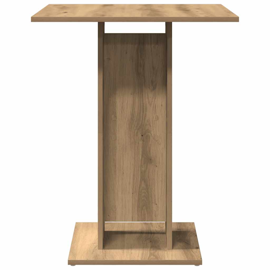 vidaXL Bistro Table Artisan Oak 60x60x75 cm Engineered Wood
