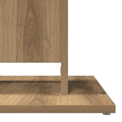 vidaXL Bistro Table Artisan Oak 60x60x75 cm Engineered Wood