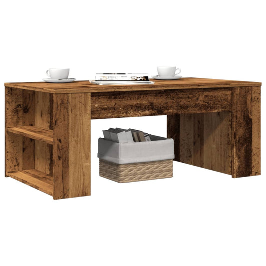 vidaXL Coffee Table Old Wood 102x55x42 cm Engineered Wood