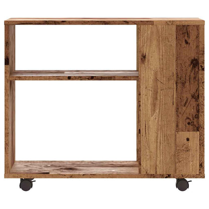 vidaXL Side Table Old Wood 70x35x60.5 cm Engineered Wood