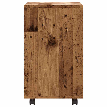 vidaXL Side Table Old Wood 70x35x60.5 cm Engineered Wood