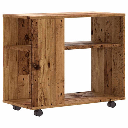 vidaXL Side Table Old Wood 70x35x60.5 cm Engineered Wood