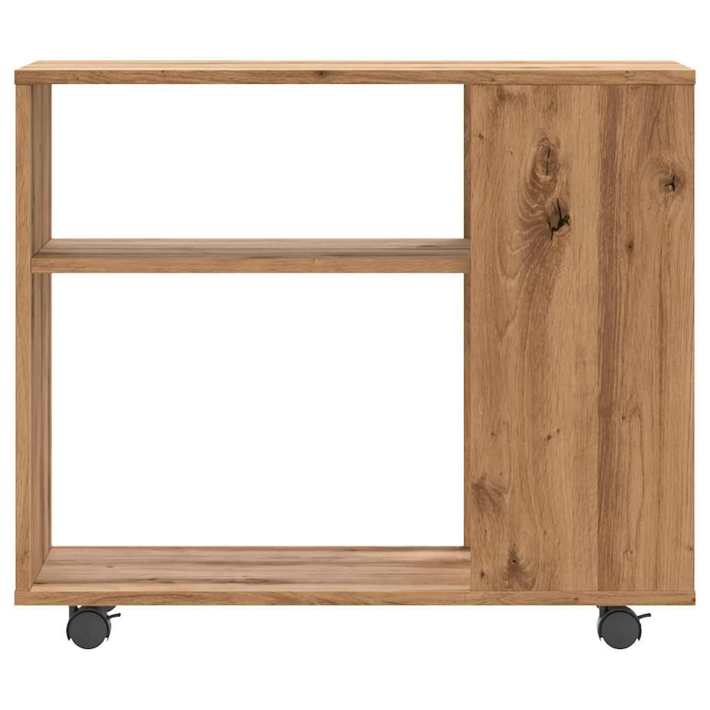 vidaXL Side Table Artisan Oak 70x35x60.5 cm Engineered Wood