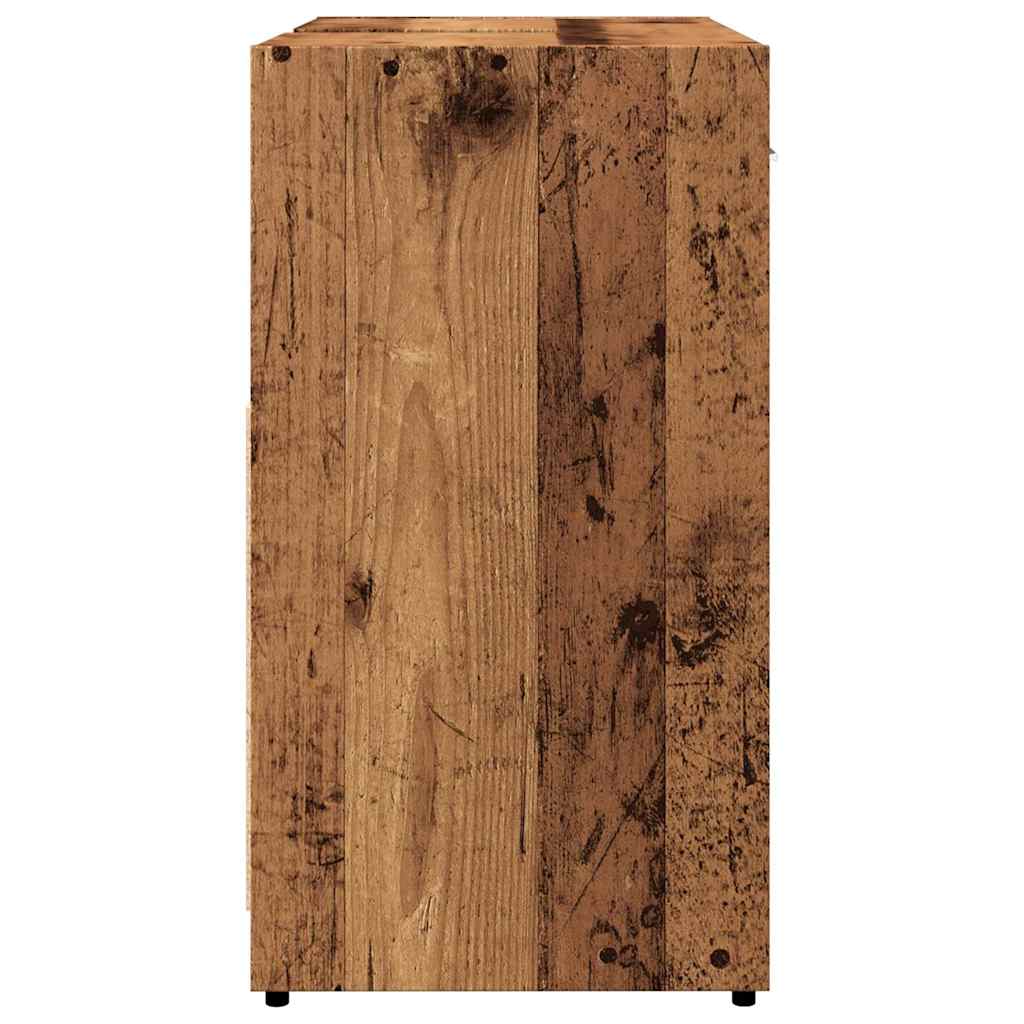 vidaXL Bathroom Sink Cabinet Old Wood 60x33x60 cm Engineered Wood