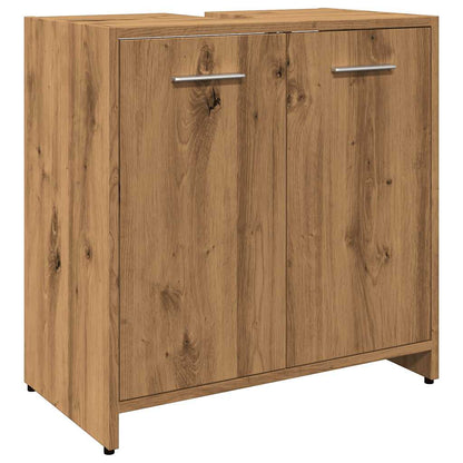 vidaXL Bathroom Sink Cabinet Artisan Oak 60x33x60 cm Engineered Wood