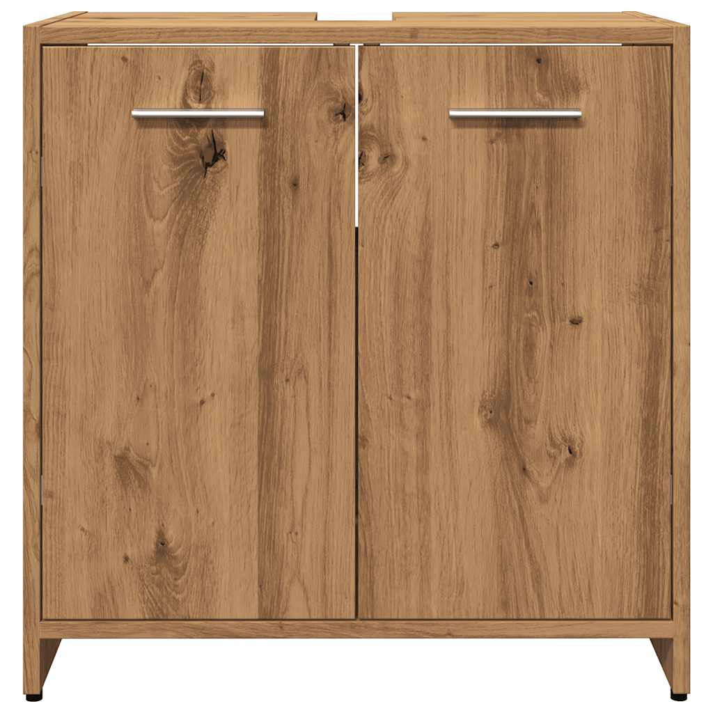 vidaXL Bathroom Sink Cabinet Artisan Oak 60x33x60 cm Engineered Wood