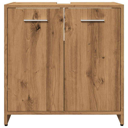 vidaXL Bathroom Sink Cabinet Artisan Oak 60x33x60 cm Engineered Wood