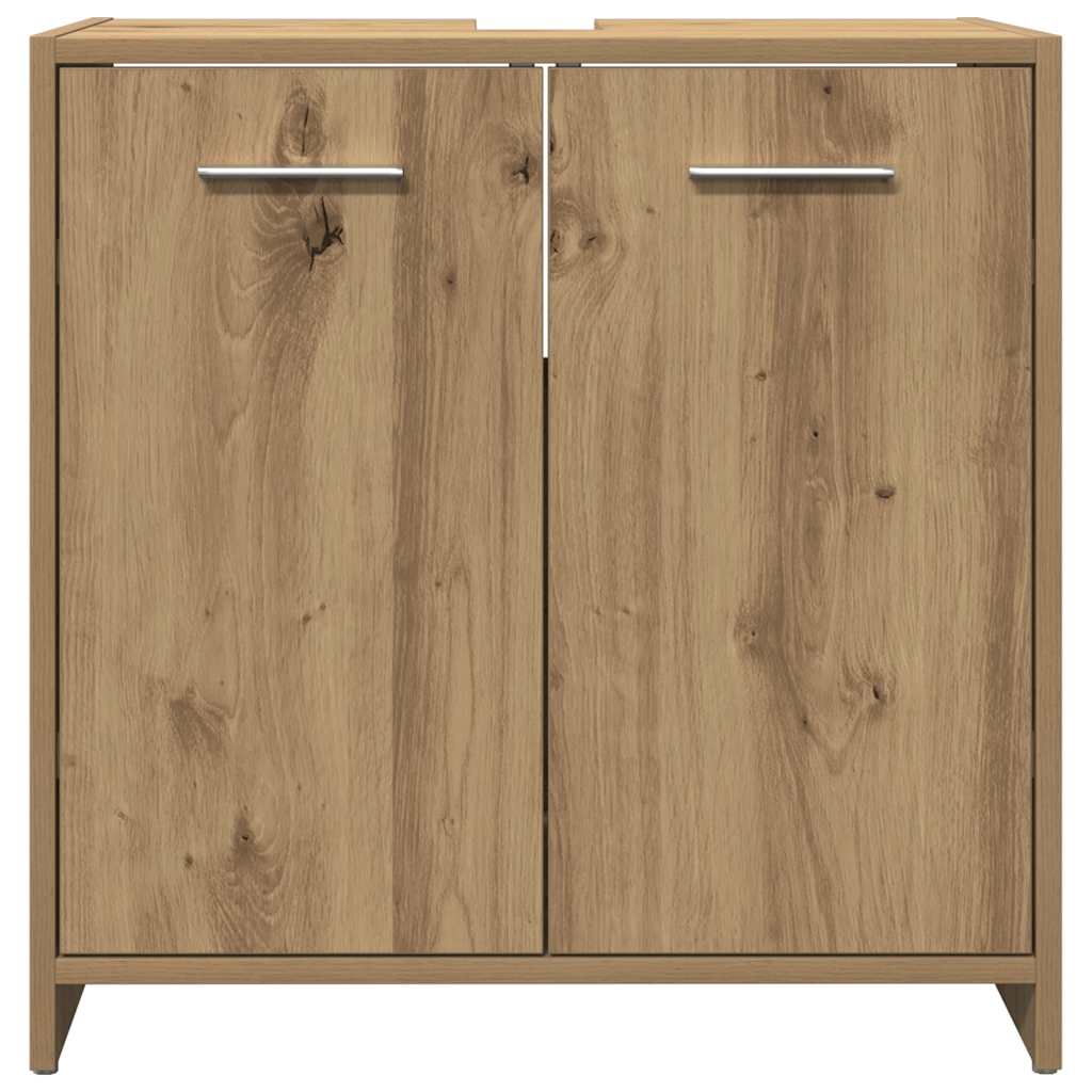 vidaXL Bathroom Sink Cabinet Artisan Oak 60x33x60 cm Engineered Wood