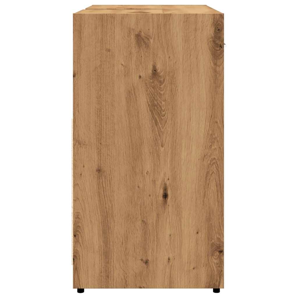 vidaXL Bathroom Sink Cabinet Artisan Oak 60x33x60 cm Engineered Wood