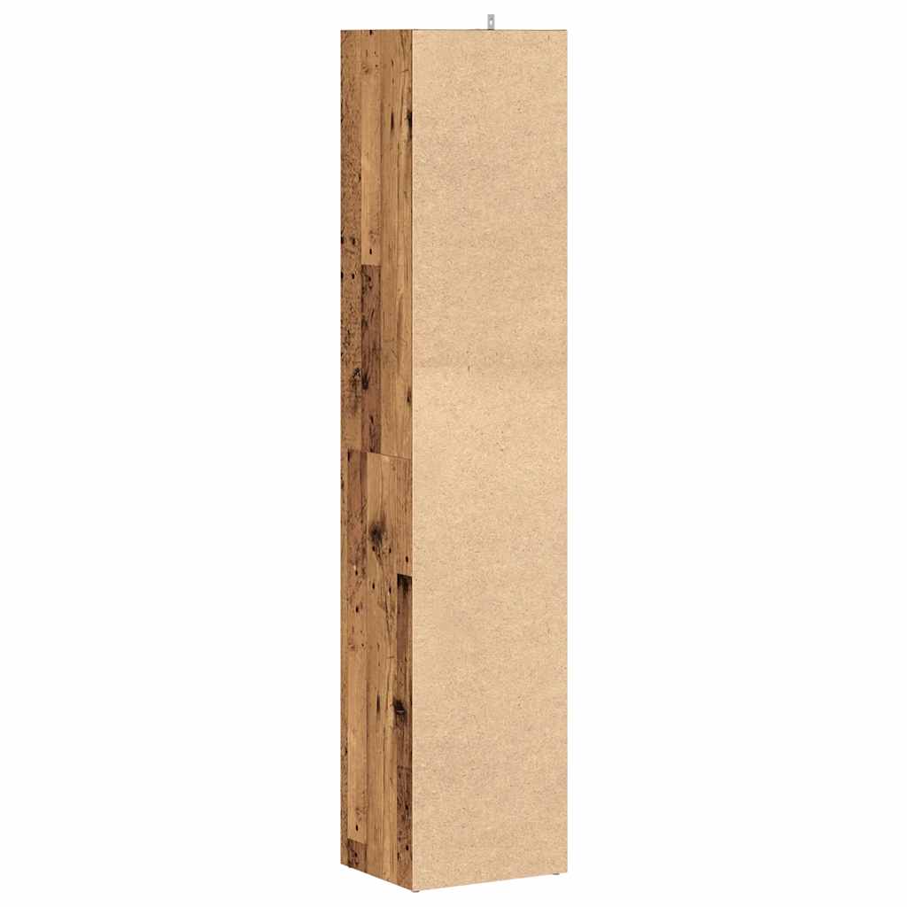 vidaXL Book Cabinet Old Wood 36x30x171 cm Engineered Wood