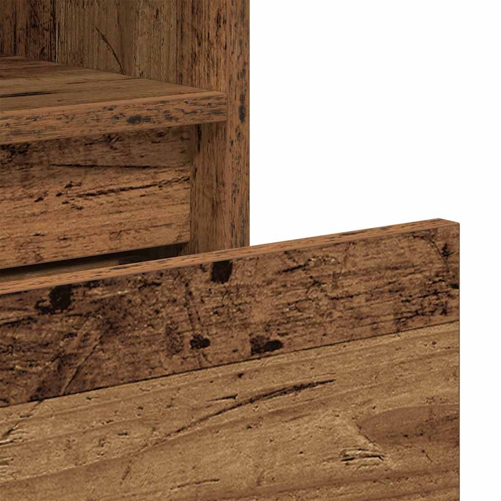 vidaXL Book Cabinet Old Wood 36x30x171 cm Engineered Wood