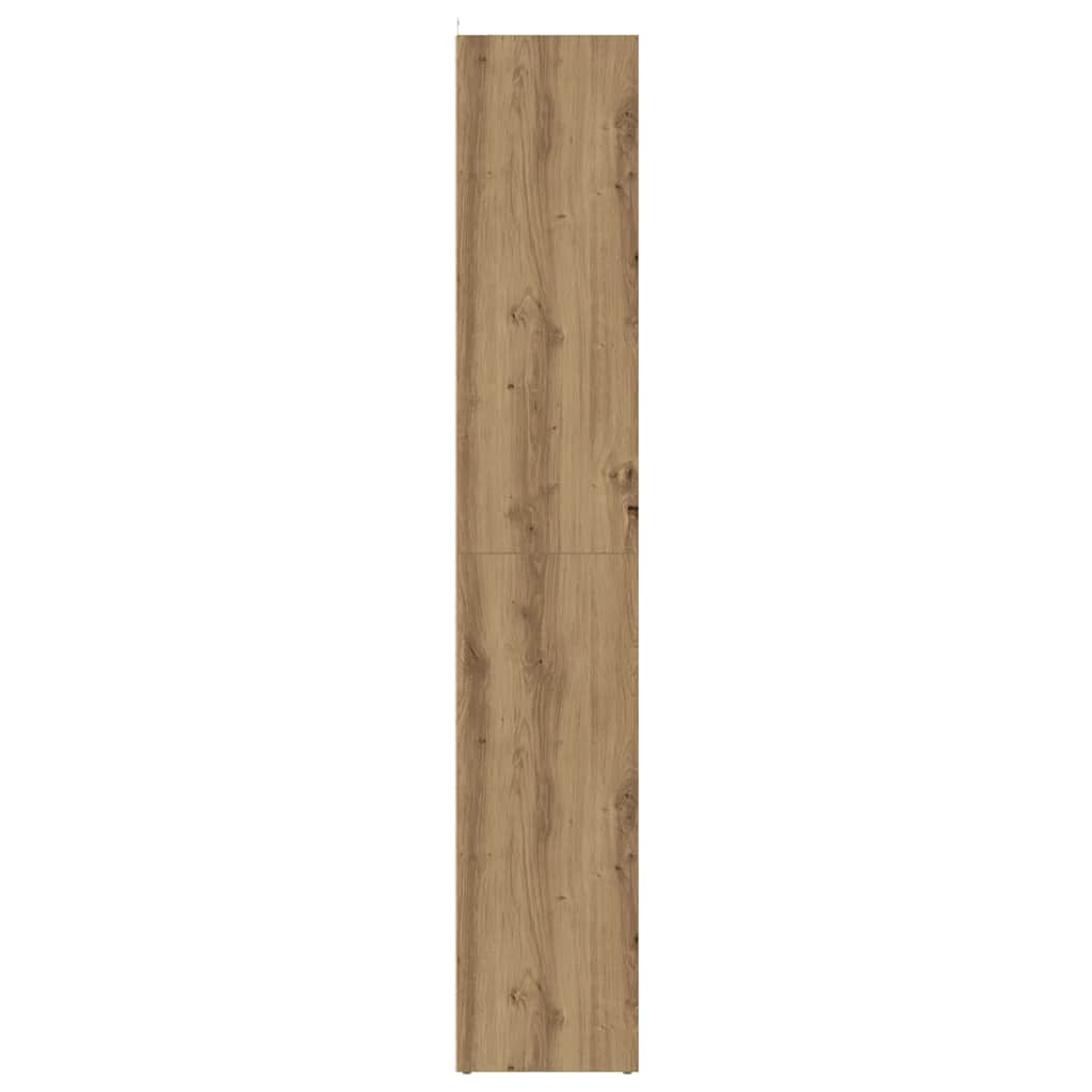 vidaXL Book Cabinet Artisan Oak 36x30x171 cm Engineered Wood