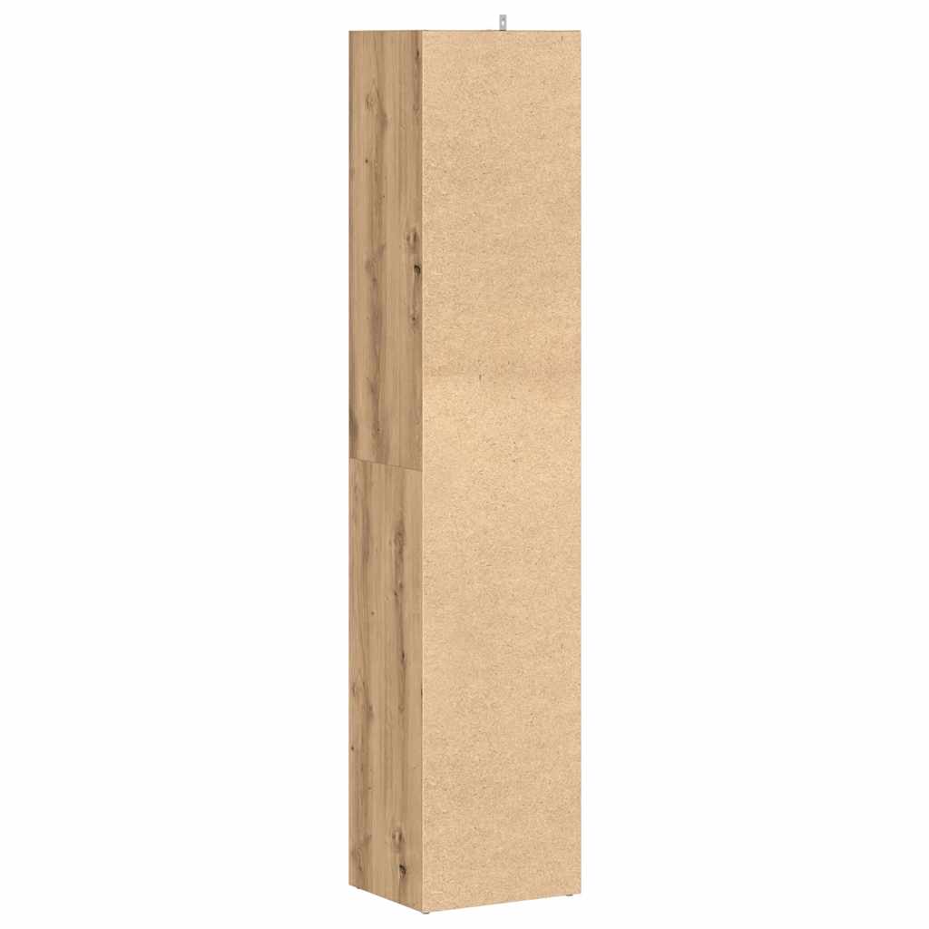 vidaXL Book Cabinet Artisan Oak 36x30x171 cm Engineered Wood