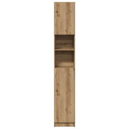 vidaXL Bathroom Cabinet Artisan Oak 32x25,5x190 cm Engineered Wood