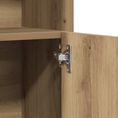 vidaXL Bathroom Cabinet Artisan Oak 32x25,5x190 cm Engineered Wood