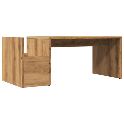 vidaXL Coffee Table Artisan Oak 90x45x35 cm Engineered Wood