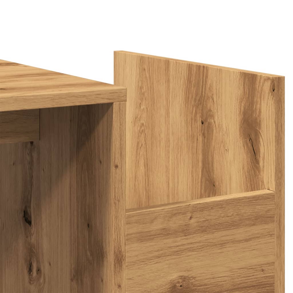 vidaXL Coffee Table Artisan Oak 90x45x35 cm Engineered Wood